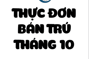 Thực đơn bán trú tháng 10